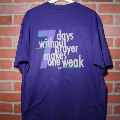 VTG Exercise Your Faith With God Purple Tee