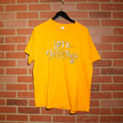 VTG NBA Love Basketball Yellow Tee