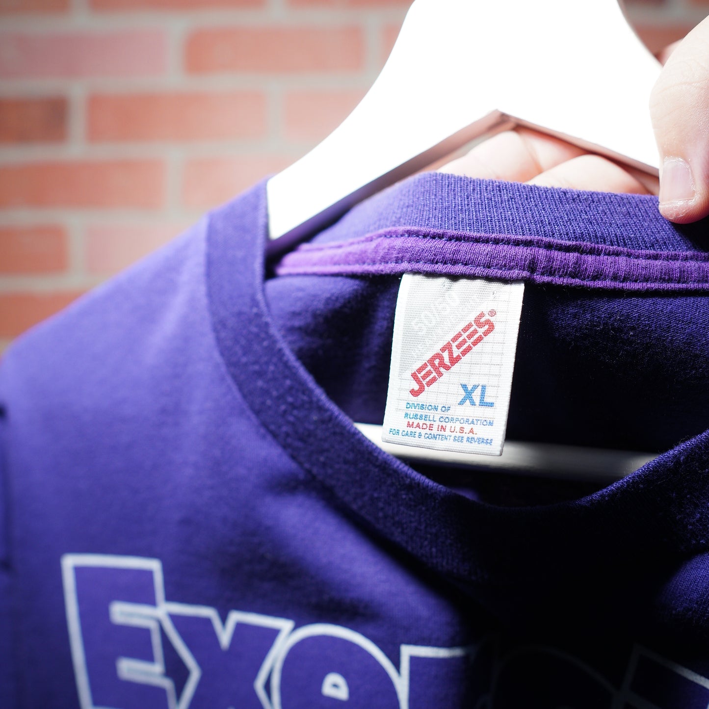 VTG Exercise Your Faith With God Purple Tee