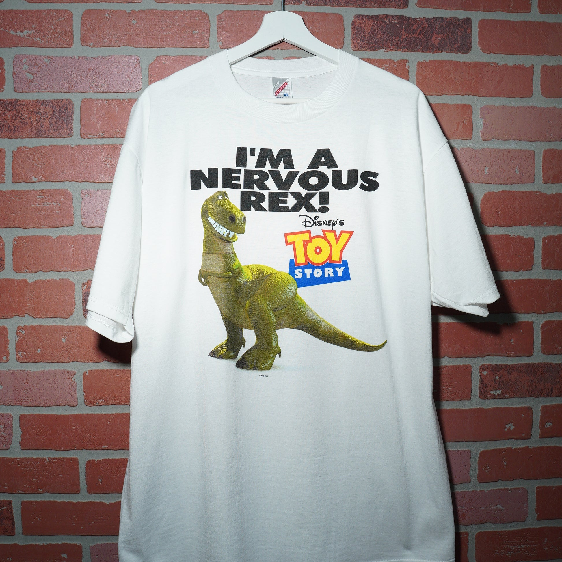 VTG Disney/Pixar Toy Story Nervous Rex Movie Promo Tee Yesterday's Fits