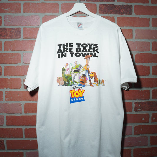 VTG Disney/Pixar Toy Story The Toys Are Back In Town Movie Promo Tee Yesterday's Fits