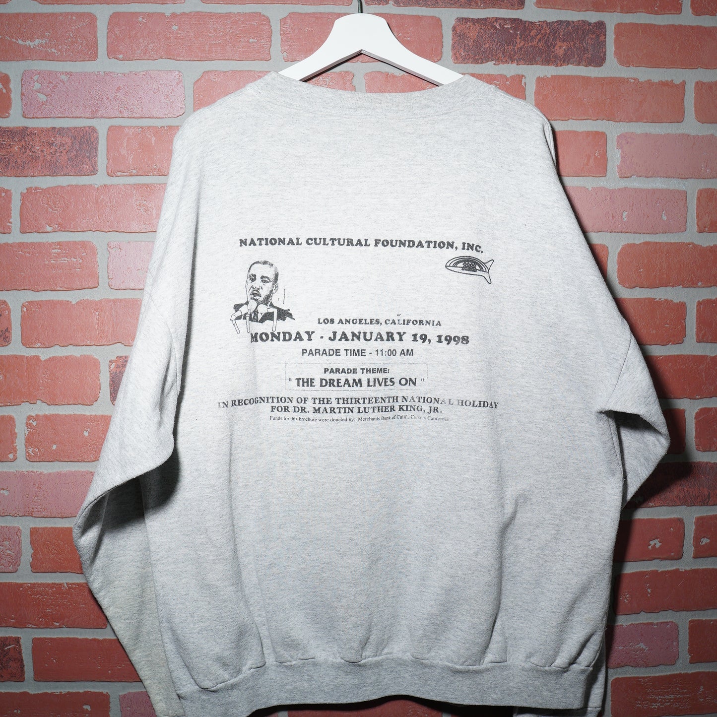 VTG 1998 I Have A Dream MLK Parade Crewneck Yesterday's Fits