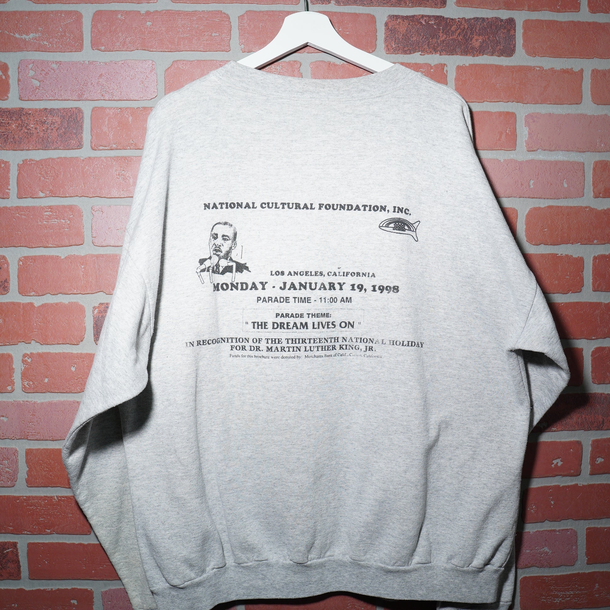 VTG 1998 I Have A Dream MLK Parade Crewneck Yesterday's Fits