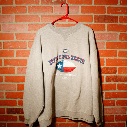 VTG 2004 Super Bowl XXXVIII Crewneck