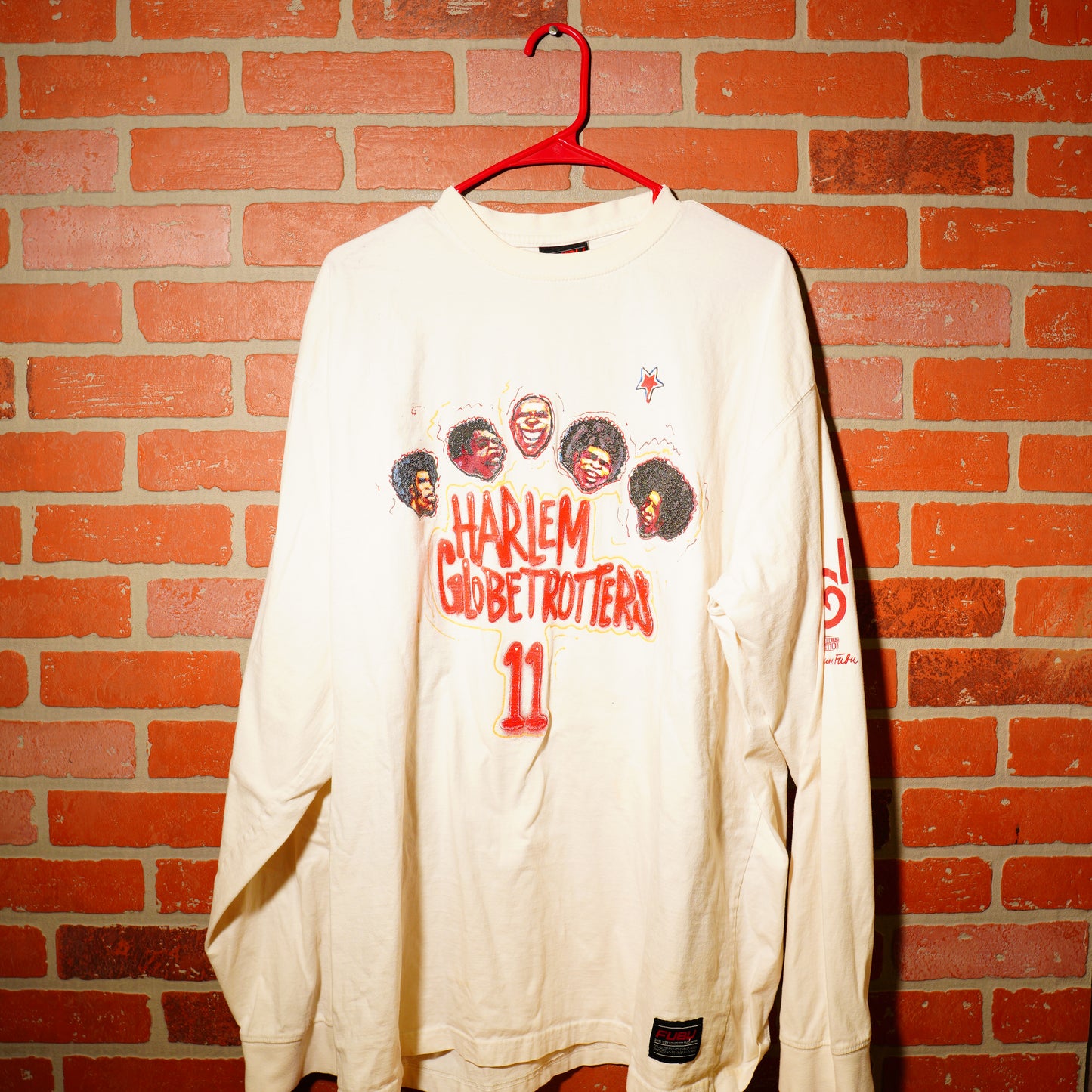 VTG Y2K Fubu Harlem Globetrotters L/S Tee