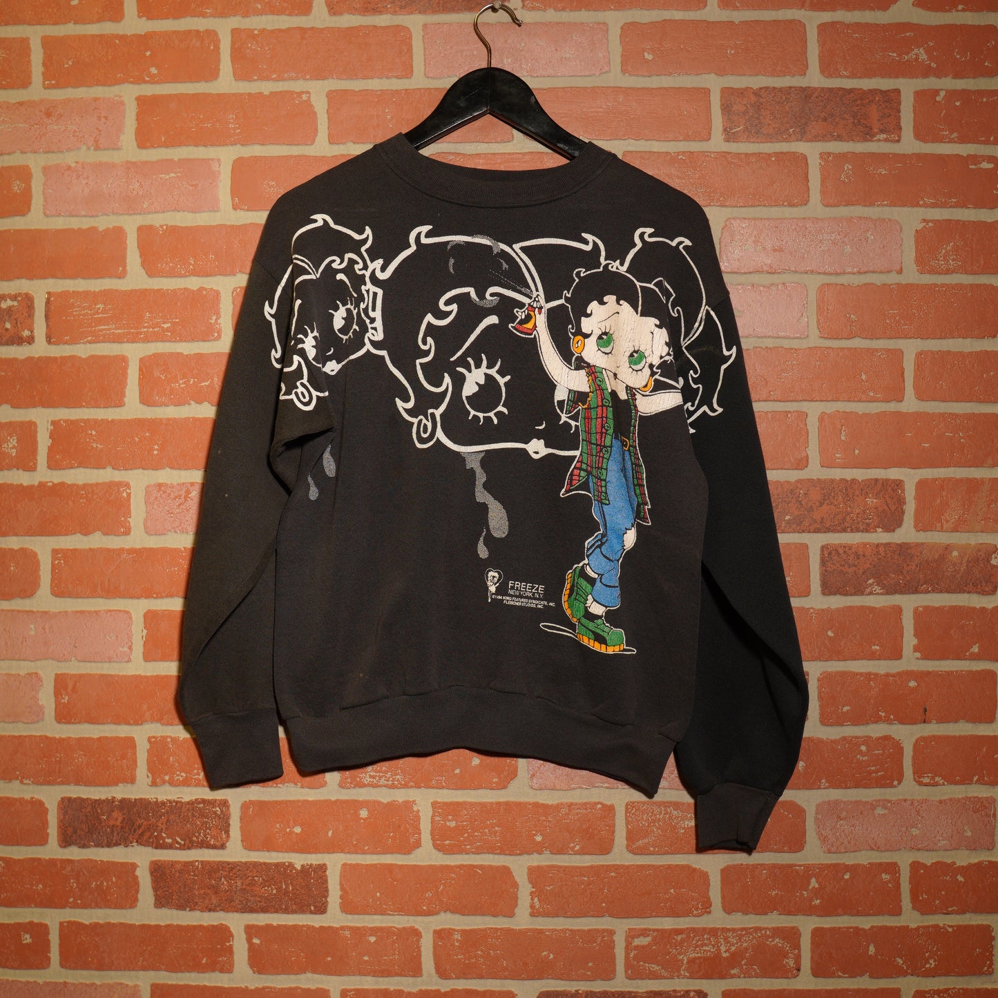 VTG Freeze New York Betty Boop Crewneck
