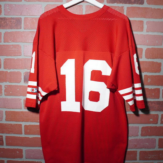 VTG Champion NFL San Fransisco 49ers Joe Montana Football Jersey Yesterday's Fits