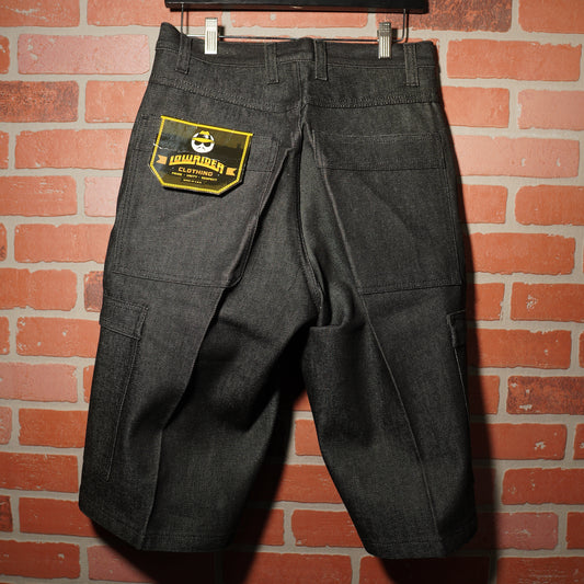 DS VTG Y2K Lowrider Black Denim Shorts Yesterday's Fits