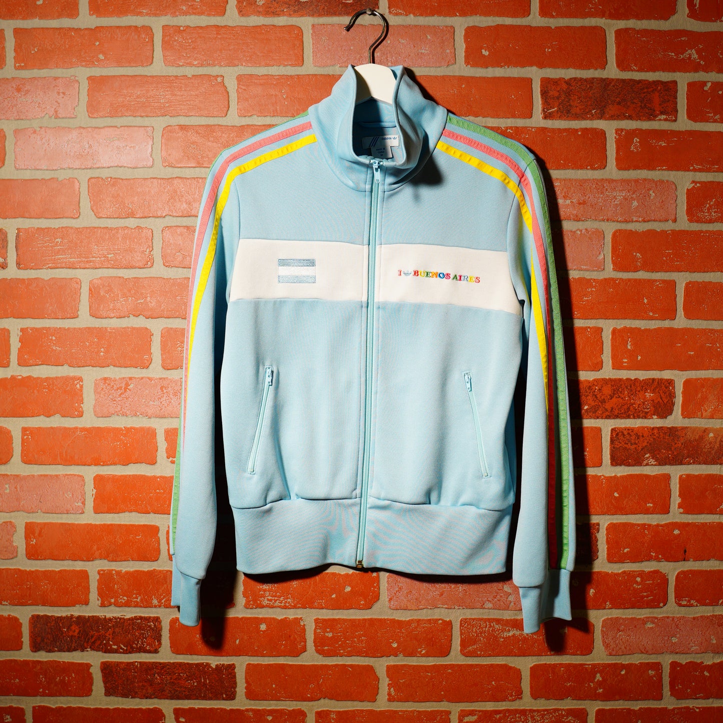 VTG Adidas I Love Buenos Aires Zip-Up Jacket