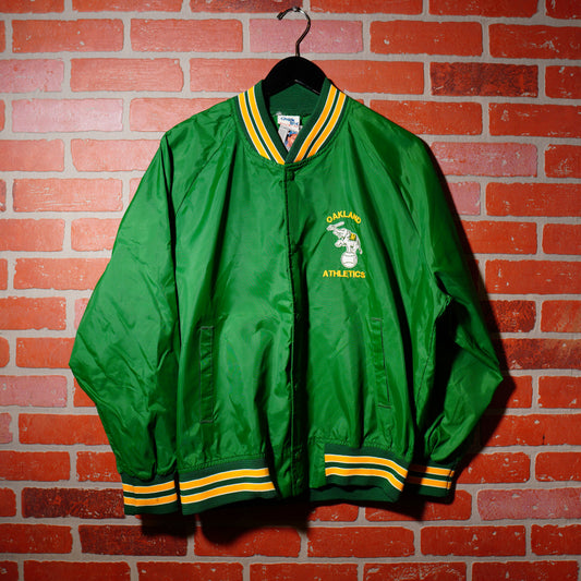 VTG Chalk Line MLB Oakland Athletics Green Jacket