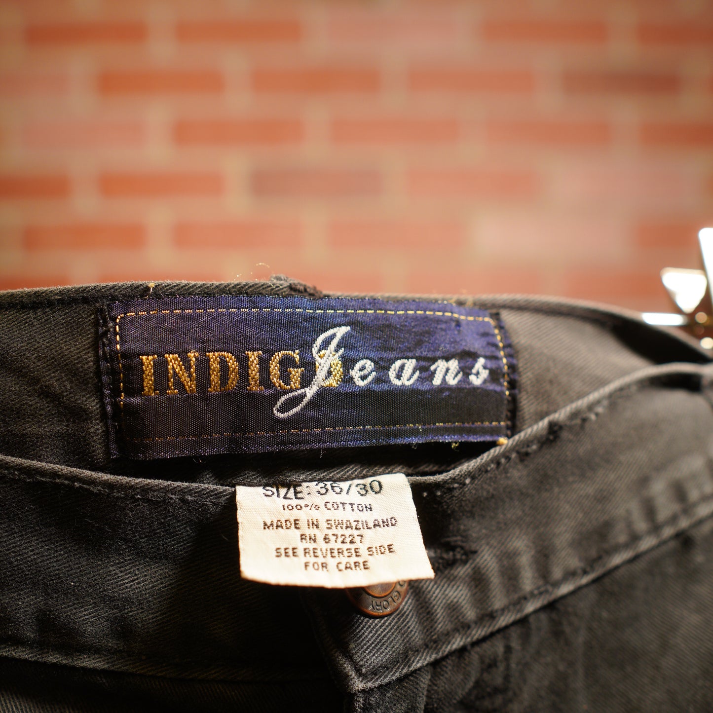 VTG Indigo Jeans Black Shorts