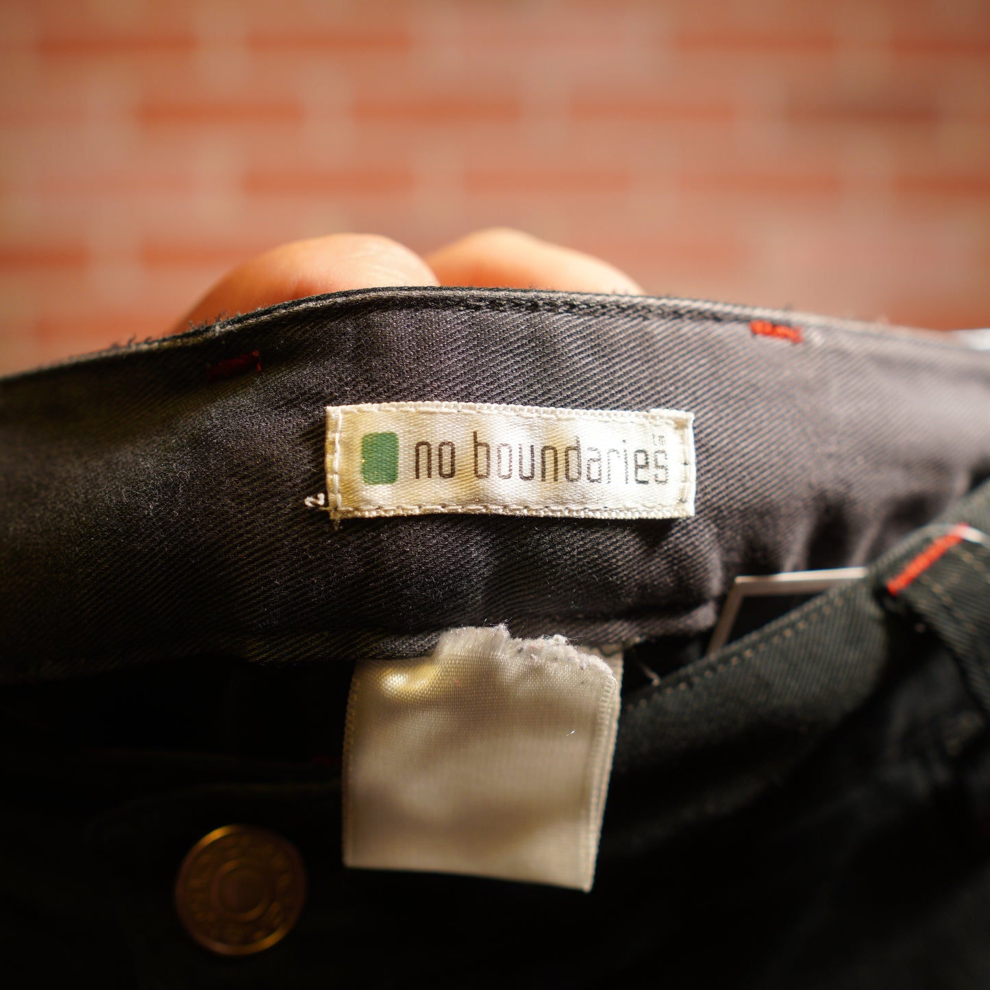 VTG Y2K No Boundaries Black Shorts