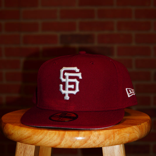 MLB San Fransisco Giants Burgundy Fitted Hat