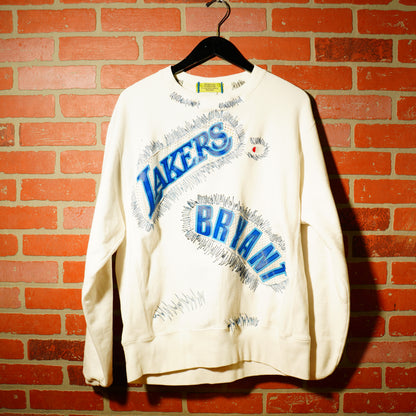 Trev 1of1 Custom Champion NBA Los Angeles Lakers Kobe Crewneck