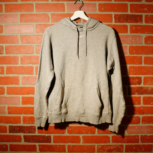Nike Grey Center Swoosh Hoodie