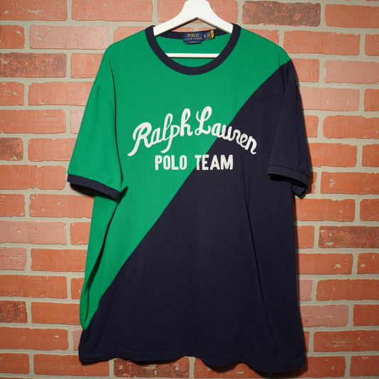 Polo Team By Ralph Lauren Split Tee Green / Blue