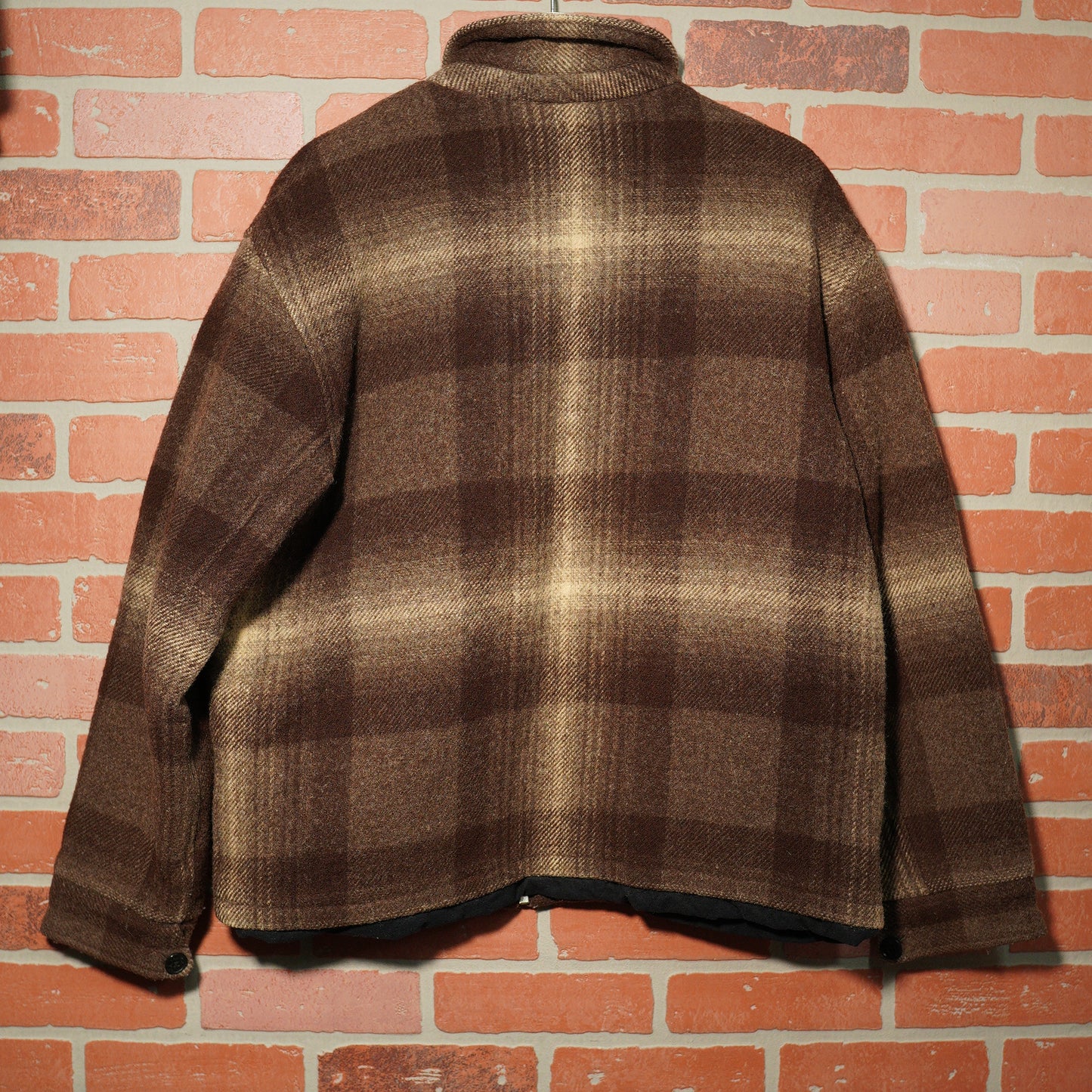 VTG Polo Sport Ralph Lauren Plaid Wool Coat