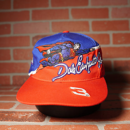 VTG Nascar Dale Earnhardt Jr. Superman Snapback Hat Yesterday's Fits Clothing Fashion Vintage Streetwear Fashion Item
