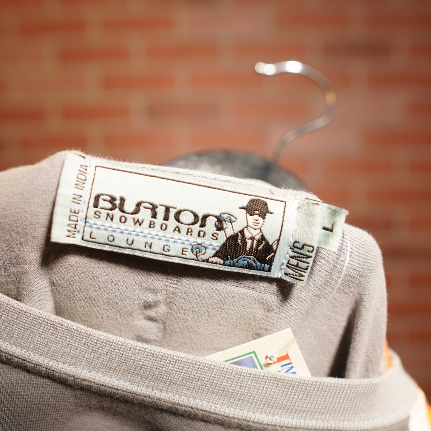 VTG Burton Snowboards L/S Orange/Grey Tee
