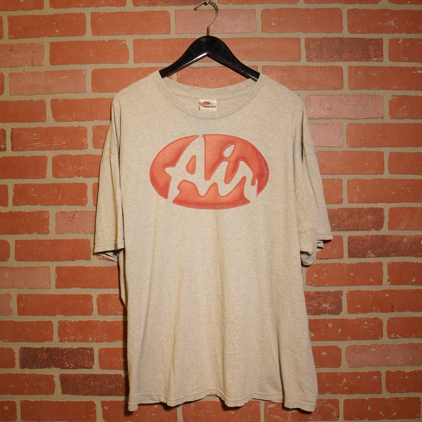 VTG Nike Air Red Logo Grey Tee
