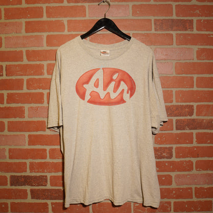 VTG Nike Air Red Logo Grey Tee