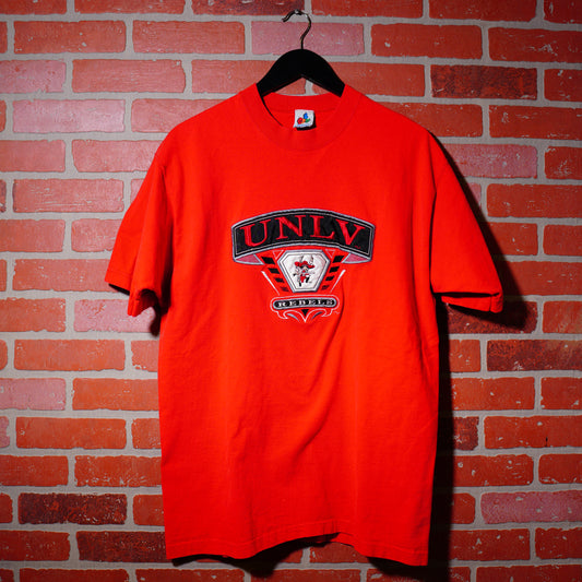 VTG UNLV Rebels Red Embroidered Tee