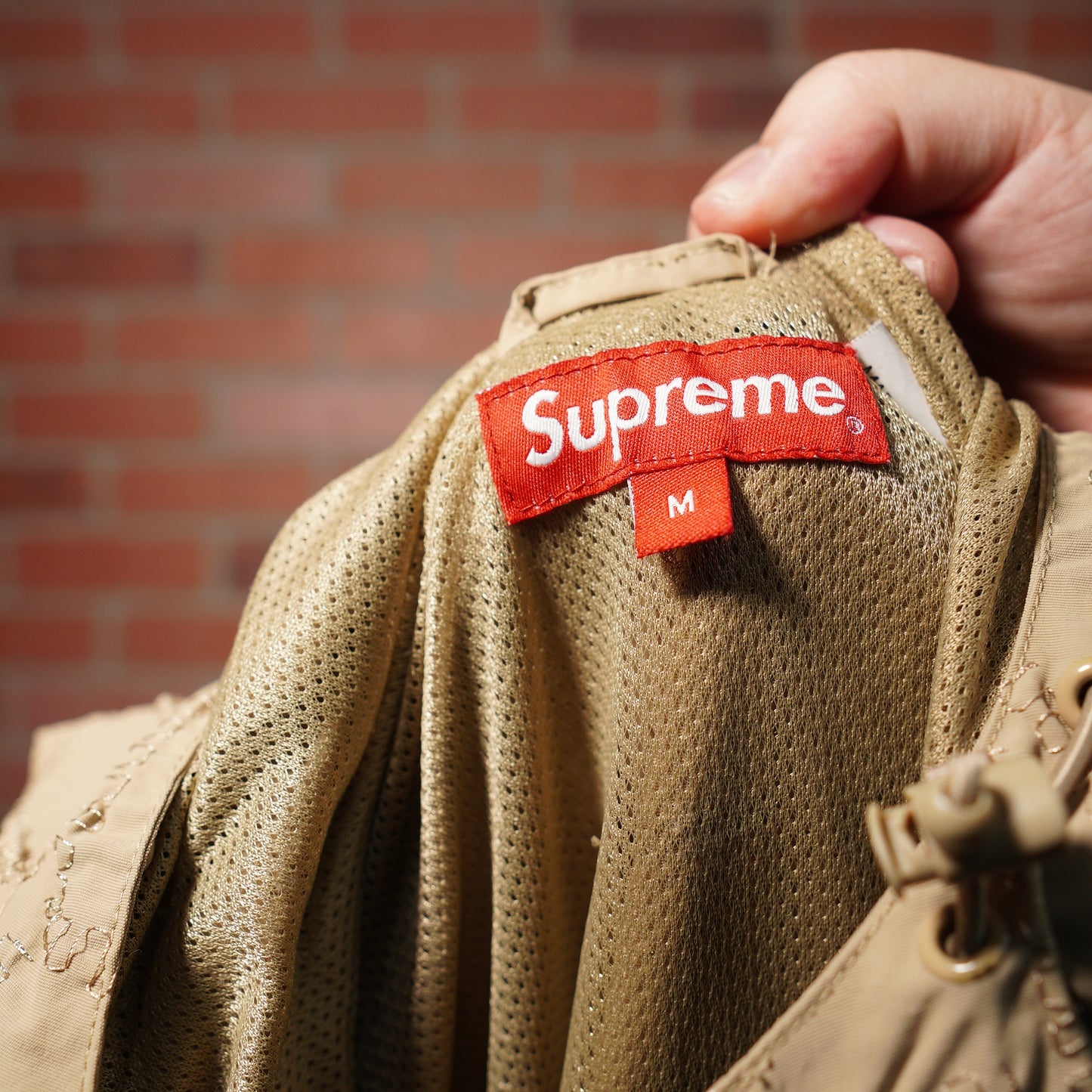Supreme Quarter-Zip Brown Pullover Jacket