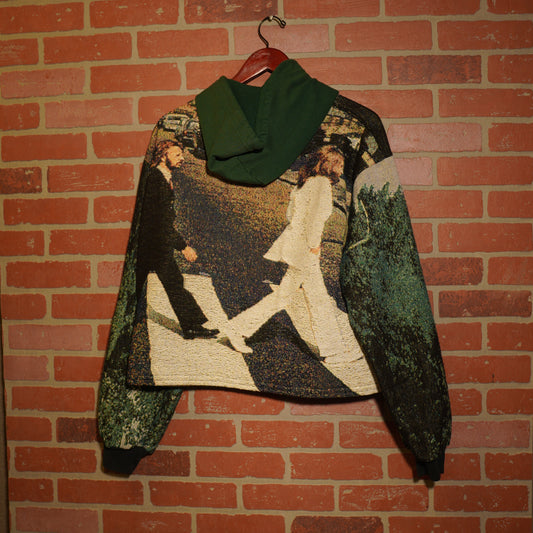 Trevs1of1 Custom Vintage The Beatles Abby Road Blanket Hoodie