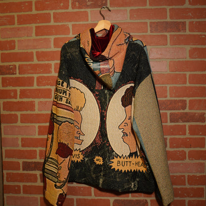 Trevs1of1 Custom Beavis & Butt-Head Blanket Hoodie