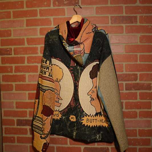 Trevs1of1 Custom Beavis & Butt-Head Blanket Hoodie