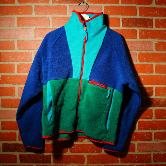 VTG Fleece Block Zip-Up Jacket