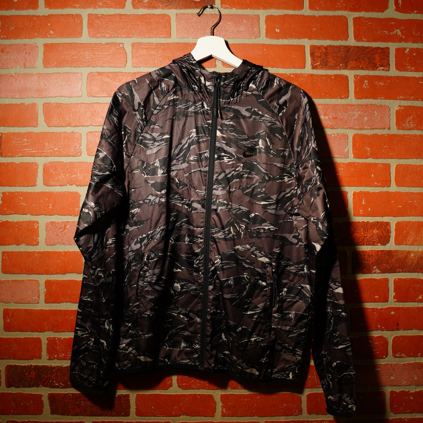 VTG Nike Brown Camo Zip-Up Jacket