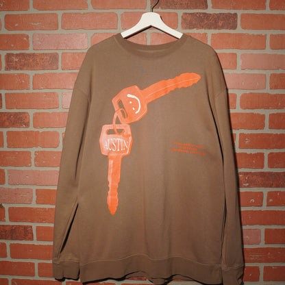 2023 Post Malone I'D Be Crying Keys Crewneck