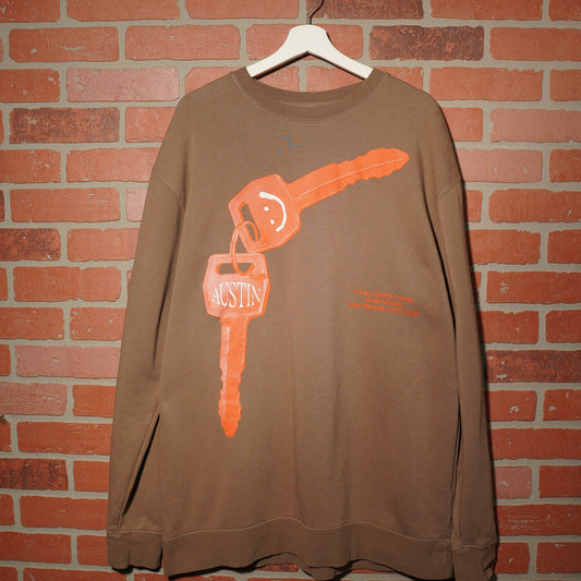 2023 Post Malone I'D Be Crying Keys Crewneck