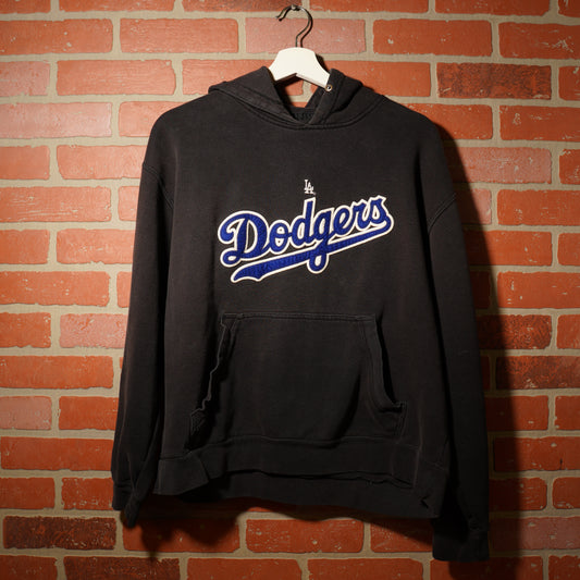 VTG MLB Los Angeles Dodgers Center Logo Hoodie