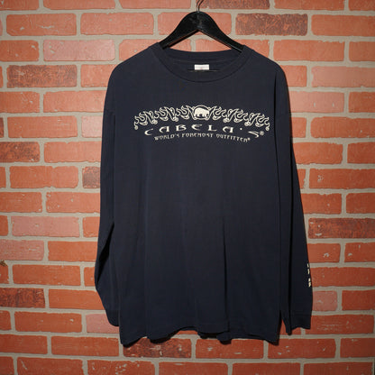 VTG Y2K Cabela's L/S Navy Tee