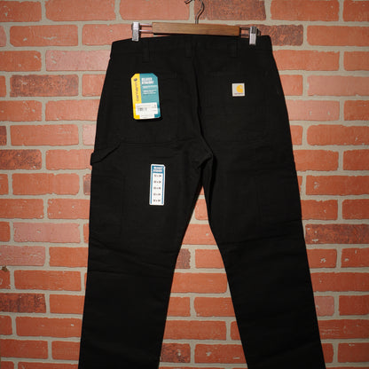 DS Carhartt Relaxed Fit Straight Black Workwear Pants
