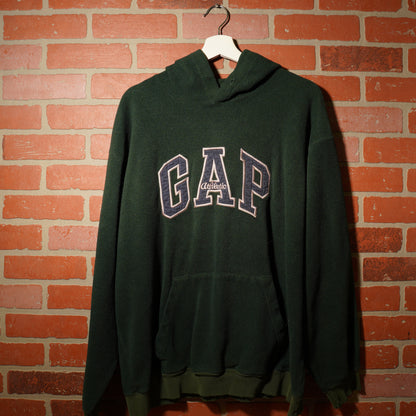 VTG Gap Athletic Green Fleece Hoodie