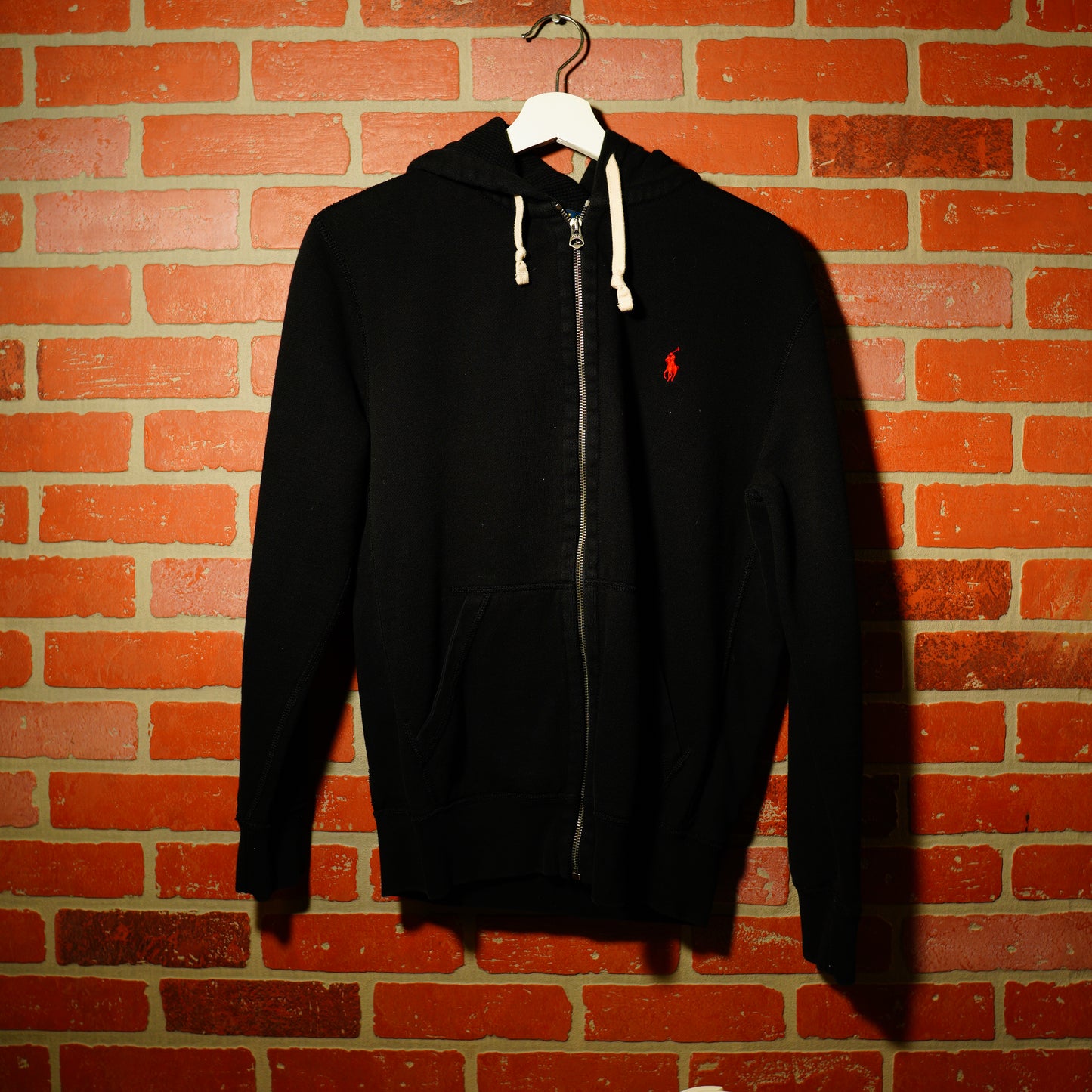 Polo By Ralph Lauren Black Zip-Up Hoodie