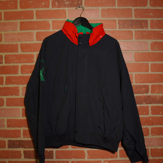 VTG Nautica Navy/Red Zip-Up Shell Jacket