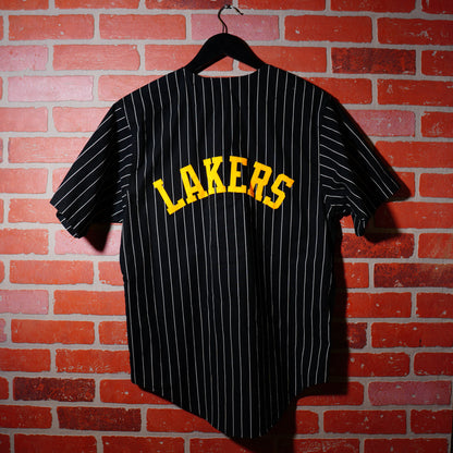 VTG Chalk Line NBA Los Angeles Lakers Pin-Stripe Jersey