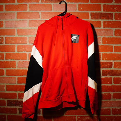 Nike Air Red Zip-Up Hoodie