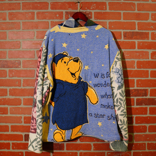 1of1 Hand-Made "Winnie The Pooh" Blanket Hoodie