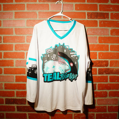 NHL San Jose Sharks Teal Together Jersey