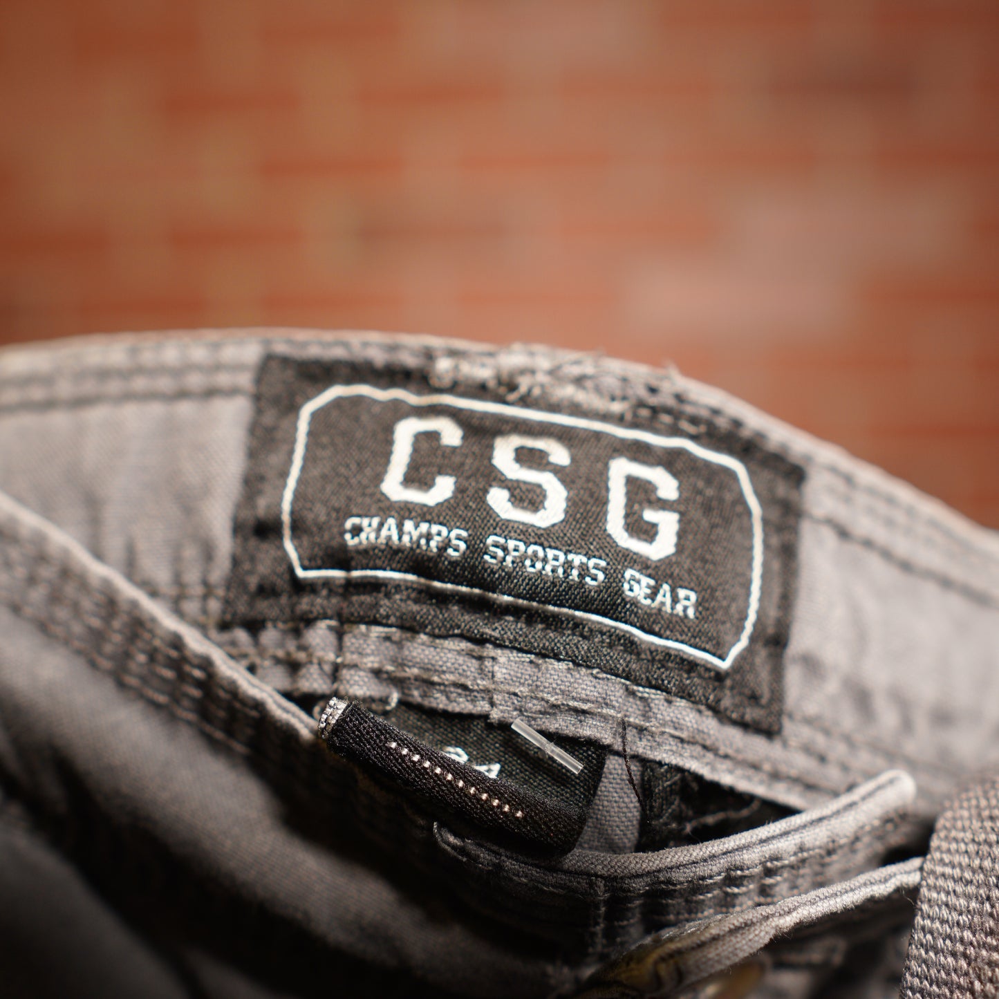 VTG CSG Grey Cargo Shorts