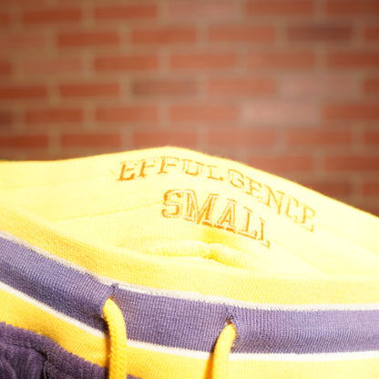 Effulgence Corduroy Yellow/Purple Basketball Shorts
