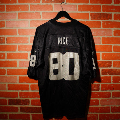 VTG NFL Oakland Raiders Rice Jersey