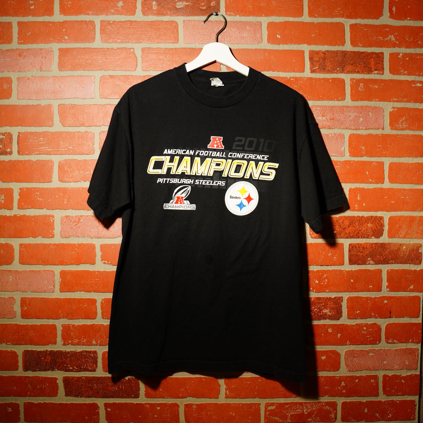 VTG 2010 NFL Pittsburgh Steelers AFC Champs Tee