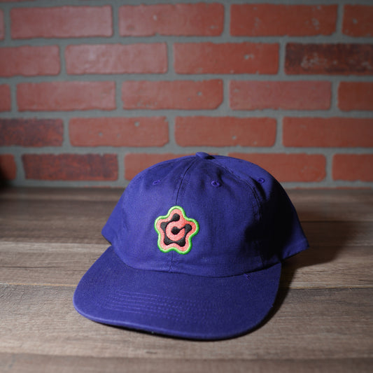 Golfwang Purple Leather Back Logo Hat