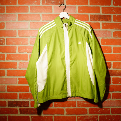 VTG Adidas Green Zip-Up Track Jacket